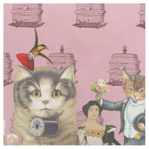 Kitty Capers Fabric