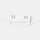 Kitty Cat Adult Cloth Face Mask (Front, Folded)