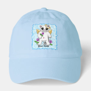 Kitty cat angel hat