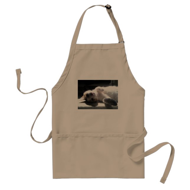 kitty cat apron! adult apron (Front)