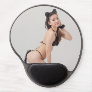 Kitty Cat Bikini Gel Mouse Pad