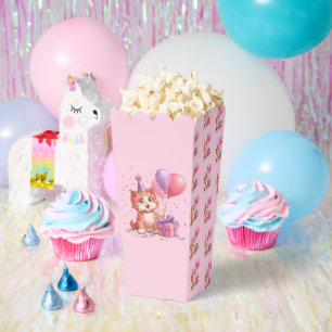 Kitty Cat Celebration Birthday Favor Box