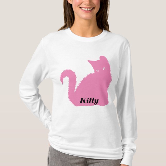 Kitty Cat Change Color T-Shirt (Front)