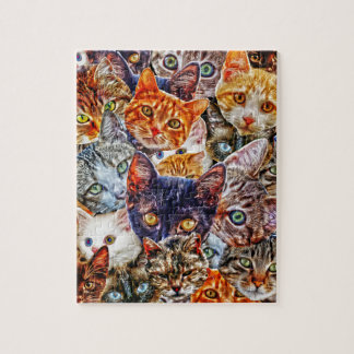 Kitty Cat Collage Jigsaw Puzzle