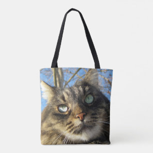 Kitty Cat Custom All-Over-Print Tote Bag