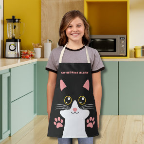 Kitty Cat Cute Children's Art & Cooking Apron