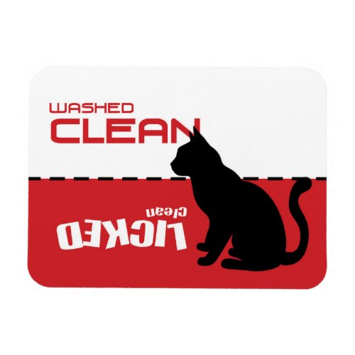 Kitty Cat Dishwasher Magnet _ Licked Clean