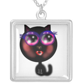 Kitty Cat Emoji Charm Necklace