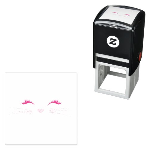 Kitty Cat Face Self_inking Stamp
