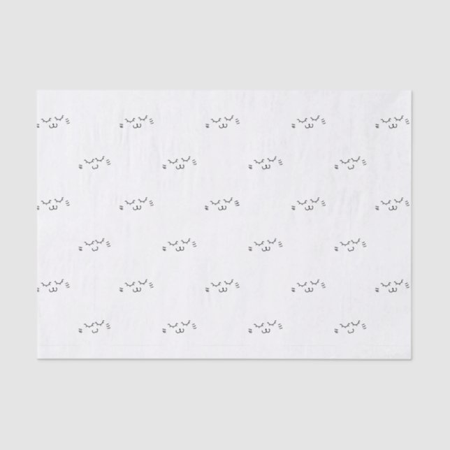 Kitty Cat Face Tissue Paper (Front)