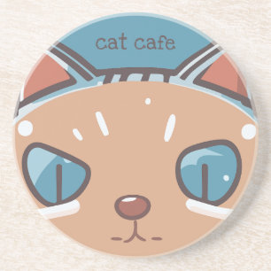 Kitty Cat Faced Coaster