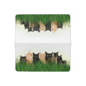 Kitty cat family checkbook cover (Open)