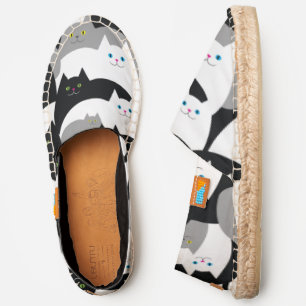 Kitty Cat Family Cute Cat Lover Espadrilles