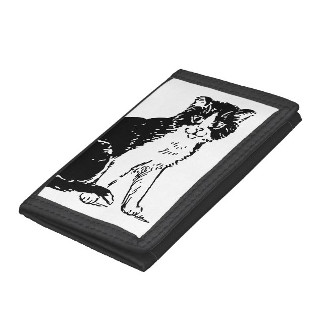 Kitty Cat Fine Art Trifold Wallet (Bottom)