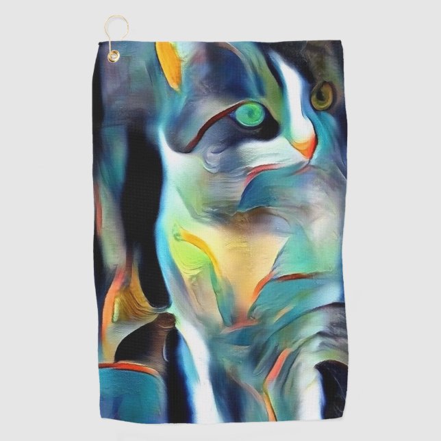 Kitty Cat Golf Towel (Front)