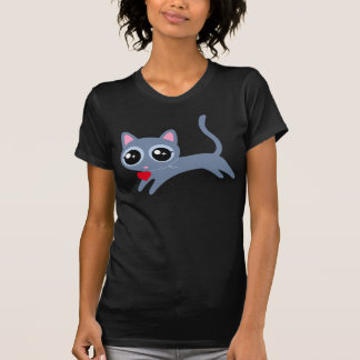 Kitty Cat Heart Thief Cute Gift for Girls T-Shirt