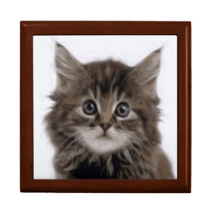 KITTY CAT KEEPSAKE BOX