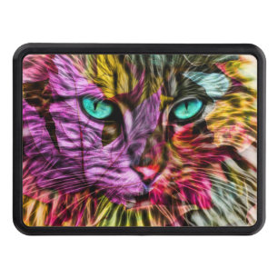 Kitty Cat Kitten Artsy Design Hitch Cover