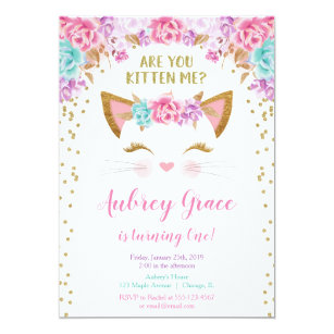 Free Kitten Party Invitations Templates 10