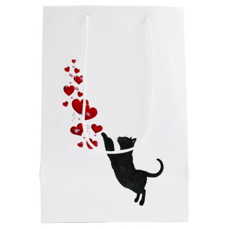 Kitty Cat Love Medium Gift Bag