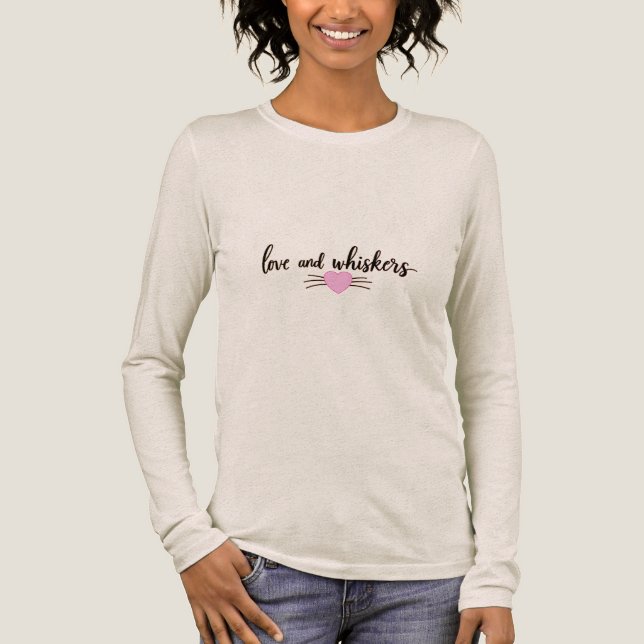 Kitty Cat Mom Designer Tri-Blend Shirt (Front)