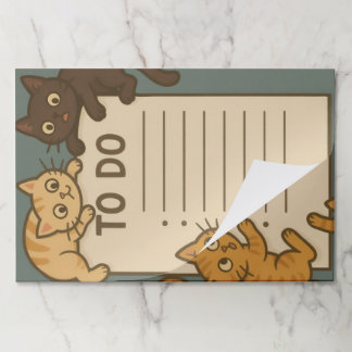 Kitty Cat Pad To Do List