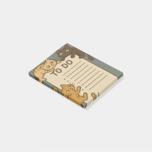 Kitty Cat Pad To Do List Post-it Notes