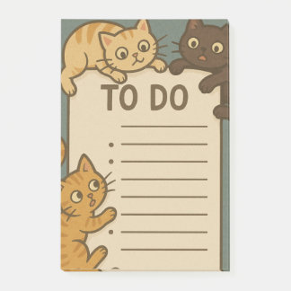 Kitty Cat Pad To Do List Post-it Notes