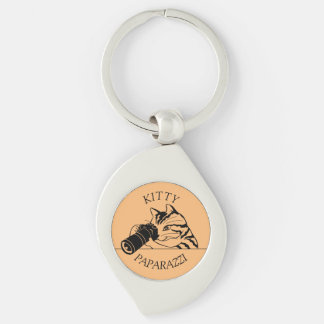 Kitty Cat Paparazzi -Photographer Keychain