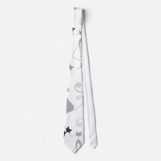 Kitty Cat Pattern Neck Tie