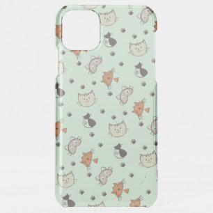 Kitty Cat Pattern iPhone 11 Pro Max Case