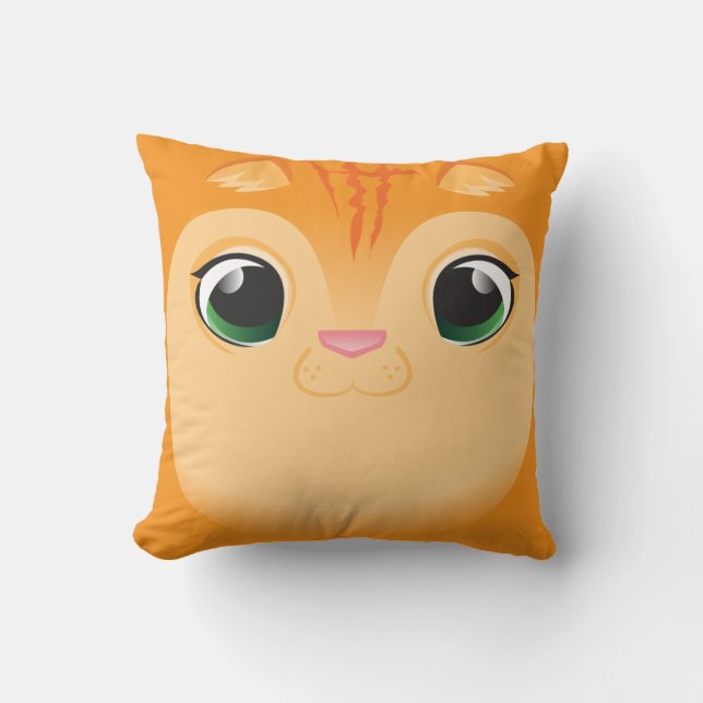 Kitty Cat Pillow (Front)