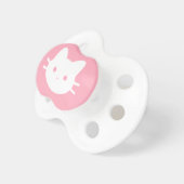 Kitty Cat Pink Pacifier (Front Right)