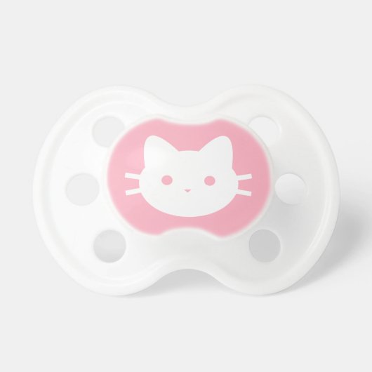 Kitty Cat Pink Pacifier (Front)