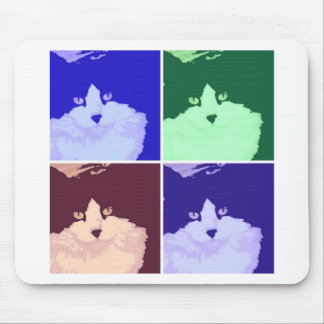 Kitty Cat Pop Art Mouse Pad