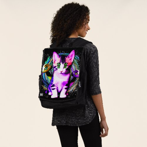 Kitty Cat Psychic Aesthetics Character Backpack