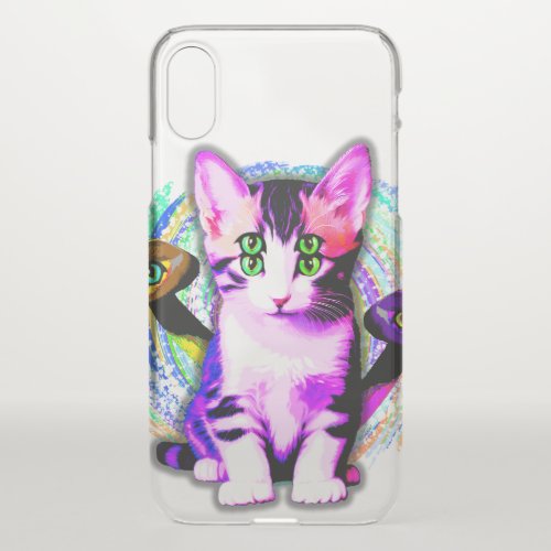 Kitty Cat Psychic Aesthetics Character iPhone XS Case