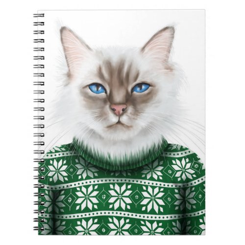 Kitty Cat Sweater Notebook