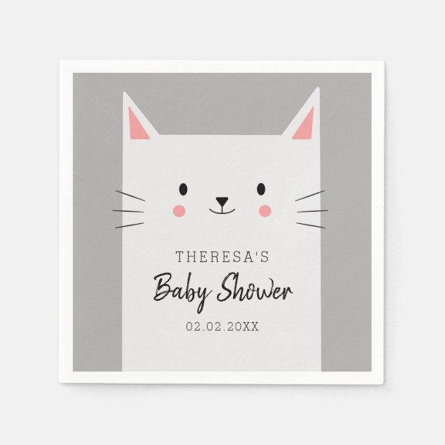 cat baby shower theme