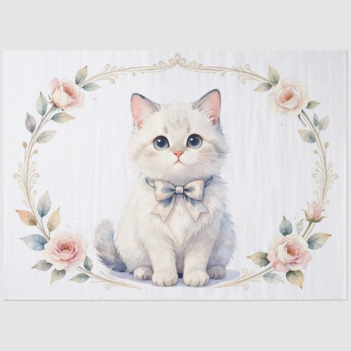 kitty cat tissue paper