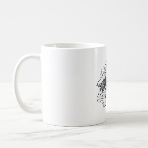 Kitty Cat With Gun_Birthday and Halloween Cat Cost Coffee Mug