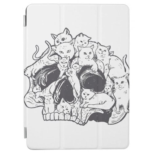 Kitty Cat With Gun_Birthday and Halloween Cat Cost iPad Air Cover