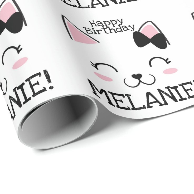Kitty Cat Wrapping Paper Zazzle