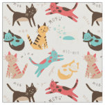 Kitty Cats Around the World Fabric