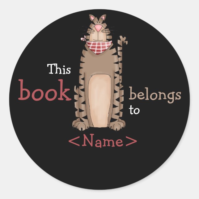 Kitty Cats Book Sticker (Front)