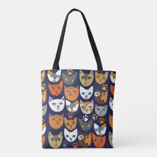 Kitty Cats Everyday Caturday Tote Bag