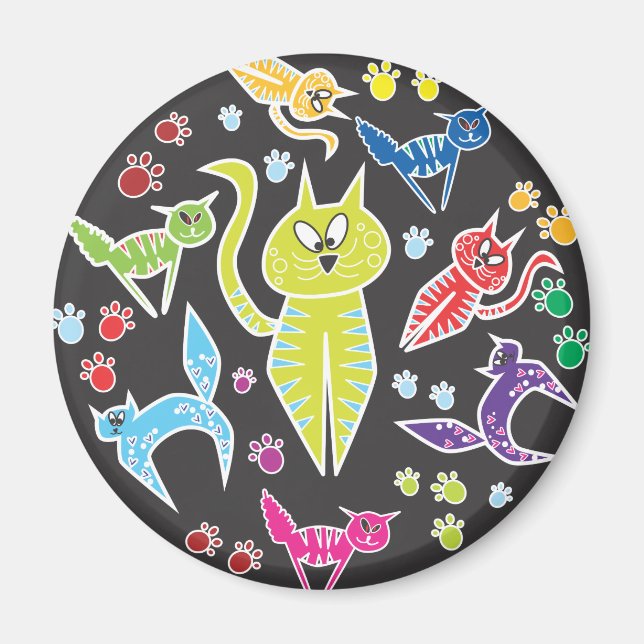 Kitty Cats Magnet (Front)