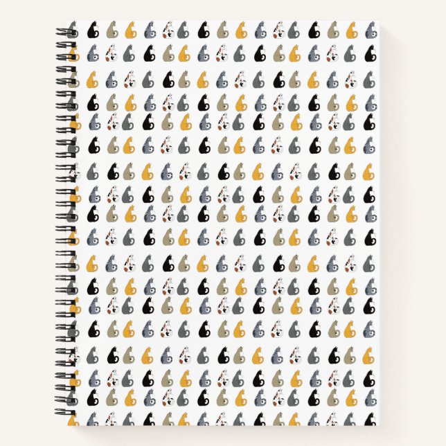 Kitty Cats Spiral notebook (Front)