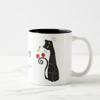 Kitty & Cherry Happy Birthday Mug