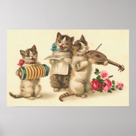 Kitty Chorus Print